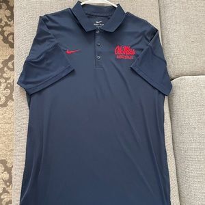 Ole Miss Men’s Basketball Polo Blue